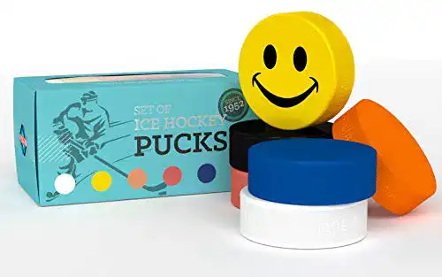 Eishockey-Puck VEGUM Eishockey Puck Mischung aus 6 Pucks