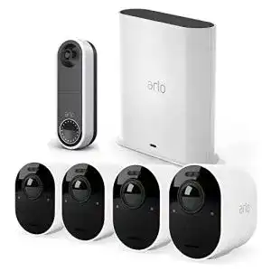 Arlo-Türklingel Arlo Ultra2 Überwachungskamera aussen, 4er Set