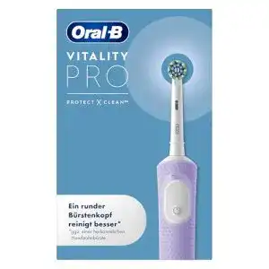 Rotierende Zahnbürste Oral-B Vitality Pro, 3 Putzmodi, lila