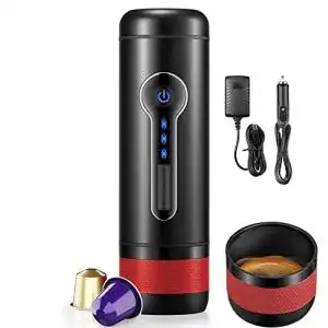 Tragbare Espressomaschine CONQUECO Wiederaufladbar: 12v