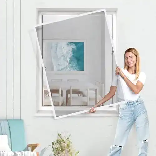 Jarolift-Insektenschutz jarolift Fliegengitter für Fenster SlimLine