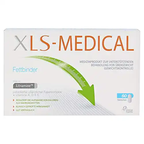 Abnehmpillen Xls-Medical Fettbinder, 60 Tabletten, 1er Pack 60 St