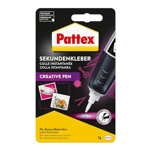 Sekundenkleber Pattex Perfect Pen, extra stark und präzise, 3 g Stift