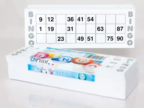Bingo-Karten DiPrint 200 große Bingokarten für Senioren