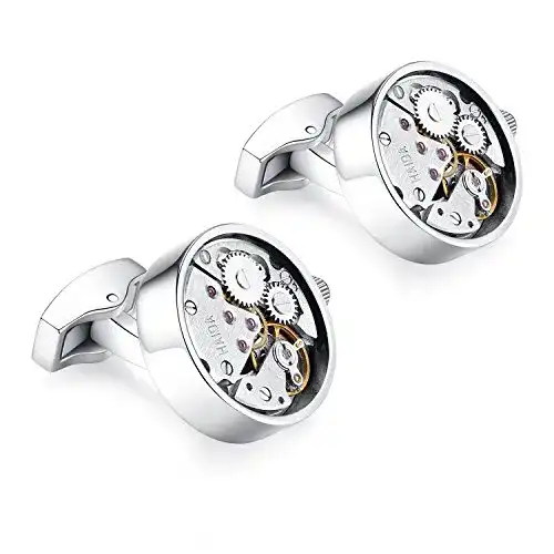 Manschettenknöpfe HONEY BEAR Watch Movement Steampunk