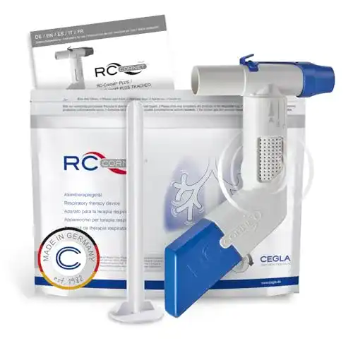 Atemtherapiegerät CEGLA RC-Cornet PLUS reduziert Husten