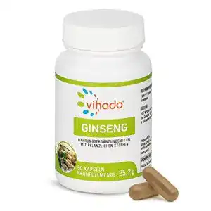 Ginseng-Kapseln Vihado Ginseng Kapseln – Roter Ginseng Extrakt