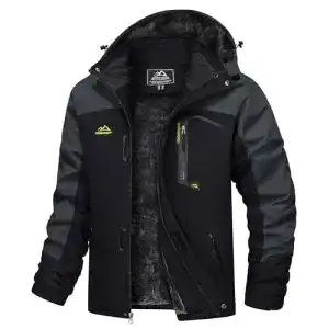 Angeljacke TACVASEN Herren Wanderjacke wasserdicht Fleece