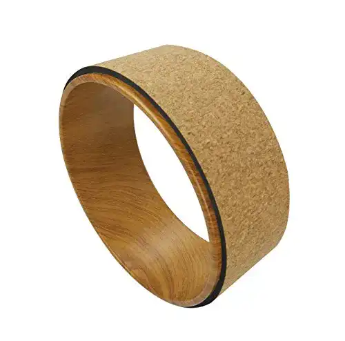 Yoga Wheel QUBABOBO Yoga Rad ABS + Kork Dharma Yoga-Stütze
