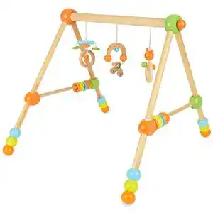 Spielbogen Bieco Spieltrapez, Rasseln, Kugeln, höhenverstellbar