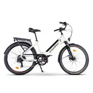 E-Bike 26 Zoll URBANBIKER Sidney E-Bike Weiß 26″ Zoll, 250W