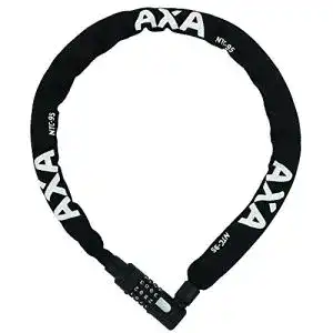 Axa-Kettenschloss AXA 1X Kettenschloss Newton code, Schwarz