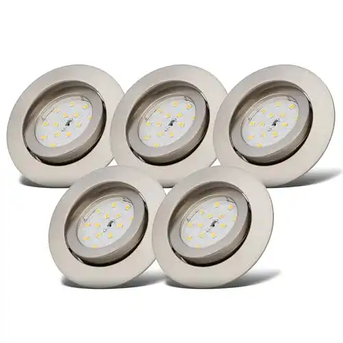 LED-Einbaustrahler B.K.Licht, 3-stufig dimmbar, 5er Set