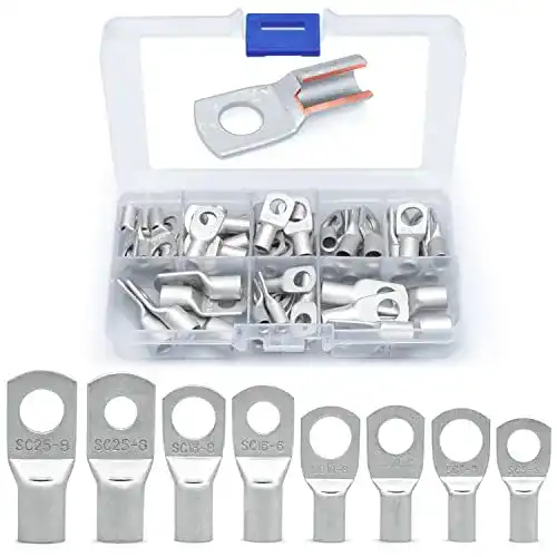 Kabelschuhe Wirefy Rohr Set – Ring aus Verzinntem Kupfer