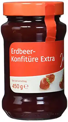 Die beste Erdbeermarmelade Jeden Tag Konfitüre Extra Erdbeere, 450 g 2026 Test Bestseller Erdbeermarmelade Jeden Tag Konfitüre Extra Erdbeere, 450 g