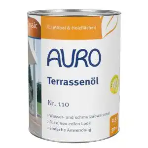 Lärchenöl Auro Terrassenöl Classic Nr. 110-89 Lärche, 2,50 Liter