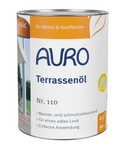 Lärchenöl Auro Terrassenöl Classic Nr. 110-89 Lärche, 2,50 Liter