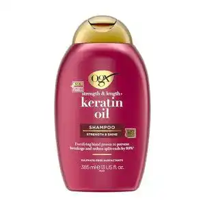 Shampoo gegen Haarbruch OGX  Strength & Length + Keratin Oil