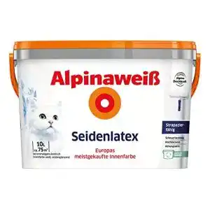 Latexfarbe Alpina Farben GmbH ALPINA Alpinaweiß 10 Liter