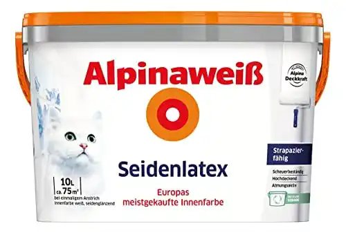 Latexfarbe Alpina Farben GmbH ALPINA Alpinaweiß 10 Liter
