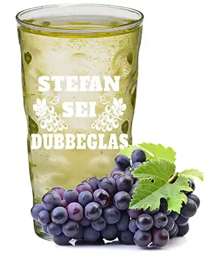 Dubbeglas Böckling mit Gravur 0,5 Liter/Name