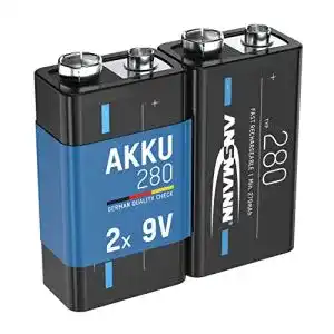 9V-Akku Ansmann 9V Akku Typ 280mAh NiMH 1,2V E-Block