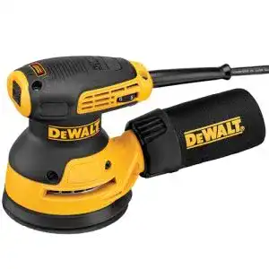 Exzenterschleifer DEWALT mit Absaugung, Staubfangbehälter