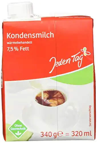 Die beste Kondensmilch Jeden Tag 7,5%, 340 g 2026 Test Bestseller Kondensmilch Jeden Tag 7,5%, 340 g