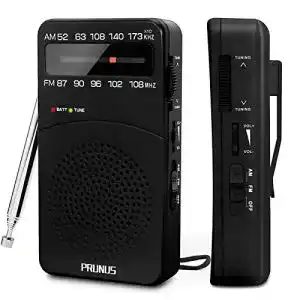 Taschenradio PRUNUS J-166 UKW/FM/AM mit Signalanzeige