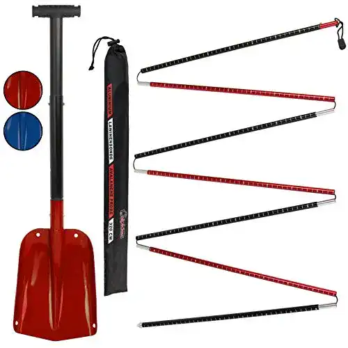 Lawinenschaufel ALPIDEX Lawinensonde 260 oder 320cm Set