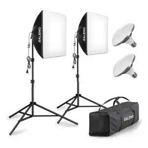 Softbox-Set RaLeno Softbox, 50 W LED Softbox Fotostudio Set
