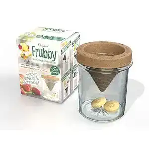 Fruchtfliegenfalle frubby ® – Fruchtfliegen-Lebendfalle (1er Pack)
