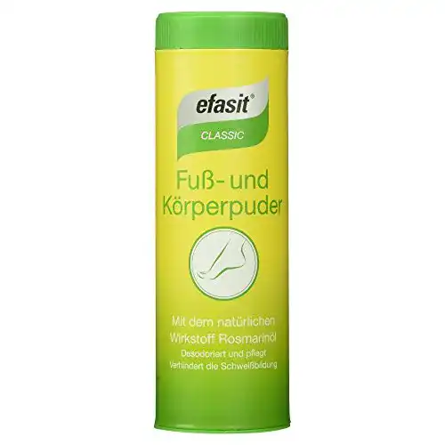 Körperpuder Efasit Fuß- &, 2in1: Pflege & Deo, mit Rosmarinöl