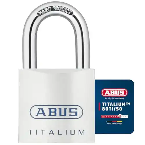 Vorhängeschloss ABUS Titalium-Vorhangschloss 80TI/50, 56234