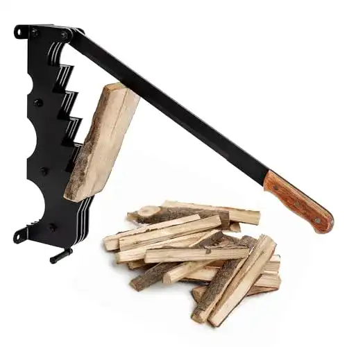 Holzspalter (manuell) ECD Germany Spanmesser mit Holzgriff