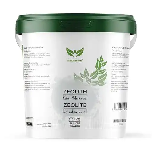 Zeolith-Pulver NaturaForte Zeolith Pulver 1000g, Klinoptilolith 95%