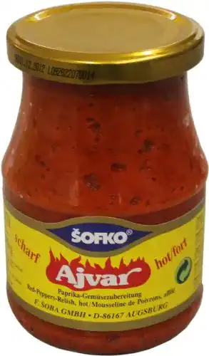 Ajvar Sofko scharf 350g