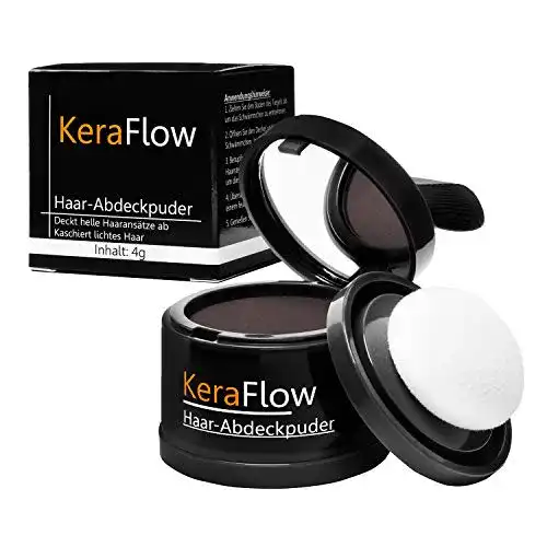 Ansatzpuder KeraFlow, Haar Make–Up, Haarverdichter, 4g
