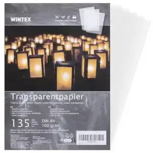 Transparentpapier WINTEX ® 135 Blatt weiß & bedruckbar DIN A4