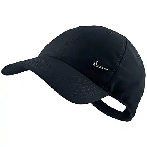 Nike Cap Nike Cap Metal Swoosh Logo, Schwarz/Metallic Silver
