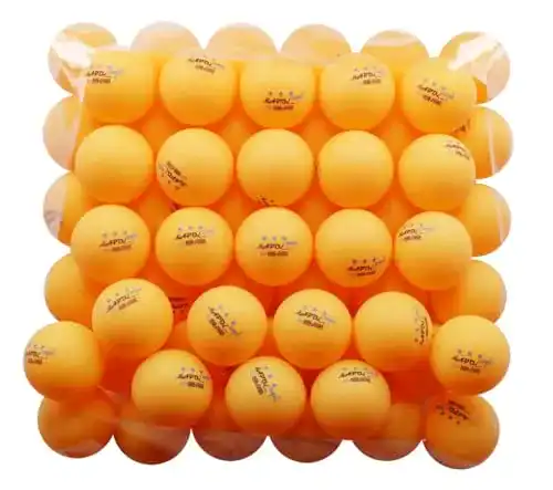 Tischtennisbälle MAPOL (50-Pack) – 50- Pack Orange 3-Star Premium