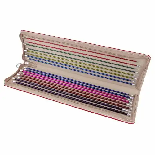 Stricknadeln KnitPro K47408 Stricknadel Set mit Knopf, Metall