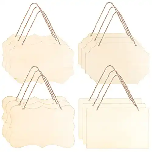 Die beste Holzschild Chstarina 12 Stück Unfertiges Blanko , Rechteckig 2026 Test Bestseller Holzschild Chstarina 12 Stück Unfertiges Blanko , Rechteckig