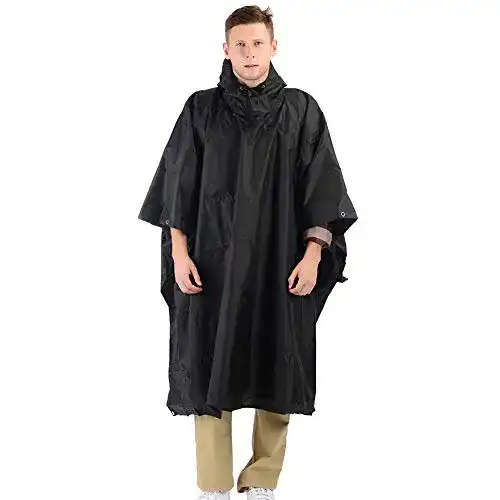 Regenponcho Fahrrad TBoonor Handschlaufen Fahrrad Poncho