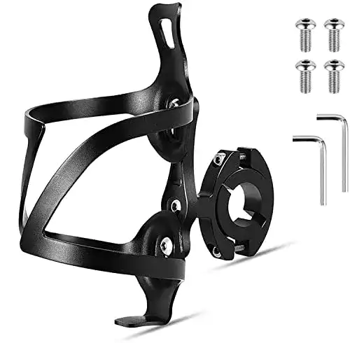 Flaschenhalter MTB QINIFIFY Getränkehalter mit Adapter