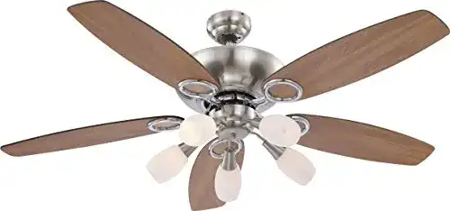 Deckenventilator Globo Ventilator mit Zugschalter Beleuchtung
