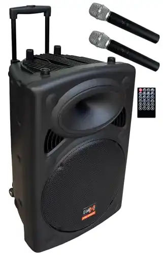 Die beste PA Anlage E-Lektron Mobile PA Sound Anlage Akku-MP3-USB-SD 2026 Test Bestseller PA Anlage E-Lektron Mobile PA Sound Anlage Akku-MP3-USB-SD