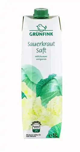 Sauerkrautsaft Grünfink , 8er Pack (8 x 1 l)