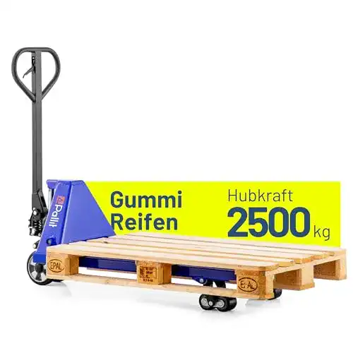 Hubwagen TradeDrive Palettenwagen Gabel 2500 kg 2,5t Tragkraft