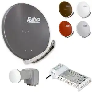 Satellitenschüssel Fuba DAA 850 HD Sat Anlage, 8 Teilnehmer